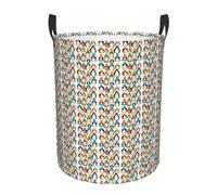 Guinea Pig Illustration Print Round Laundry Hamper Basket Waterproof Storage Bin for Bedroom Bathroom Daily Life