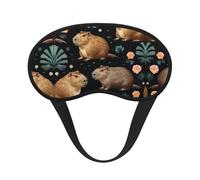 Guinea Pig Illustration Print Sleep Mask Soft Cover Eye No Pressure for Sleeping, Eye Masks for Side Sleepers