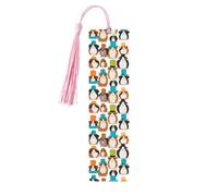Guinea Pig Illustration Printing 5 Pcs Wood Bookmark,Cute Bookmarks,Label Ornament for Decor Crafts,Decorations for Reading