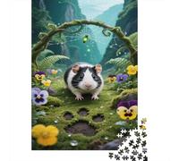 Guinea Pig Jigsaw Puzzles 1000 Piece Challenge Game for Adults, Fantasy Landscape Impossible Jigsaw Puzzles 1000 Piece Educational Games Home Decoration 1000pcs (75x50cm)