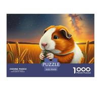 Guinea Pig Jigsaw Puzzles for Adult 1000 Piece Challenge Toy Family Cute Little Pet Home Decoration Relaxing Brain Teaser 70x50cm/1000pcs