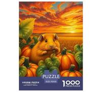 Guinea Pig Jigsaw Puzzles for Adult 1000 Piece Challenging Educational Game Cute Little Pet Beautiful Decoration Relaxing Brain Teaser 70x50cm/1000pcs