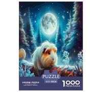 Guinea Pig Jigsaw Puzzles for Adult Difficult Challenges 1000 Piece Difficult Hard Jigsaw Puzzles for Man And Woman with Letters on Back 38x26cm/1000pcs