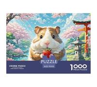 Guinea Pig Jigsaw Puzzles for Adults 1000 Pieces with Letters on Back Educational Games Animal Challenging Games Creativity & Gift Giving 70x50cm/1000pcs