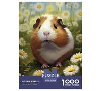 Guinea Pig Jigsaw Puzzles for Adults Animal Puzzles 1000 Pieces Brain Challenge for Adults Gifts 38x26cm/1000pcs