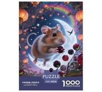 Guinea Pig Jigsaw Puzzles Puzzle for Adults Kids. 1000 Piece Impossible Challenge Toy Educational Game Home Decoration for Educational Games Gifts 38x26cm/1000pcs