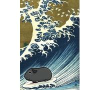 Guinea Pig Journal - Guinea Pig Gifts: Guinea pig surfing the wave. Perfect for the guinea pig lover, guinea pig mom, makes a great guinea pig gift ... guinea pig themed gift & guinea pig diary
