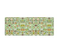 Guinea Pig Keyboard and Mouse Pad, Extra Large Desk Cover, Spill Resistance Mat for Smooth Tracking