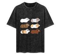 Guinea Pig Love Guinea Pig Wheek Wheek Feed Me Unisex T-Shirt Mens Black Men Tees L
