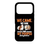 Guinea Pig Lover | We Came We Saw And We Pooped Everywhere Case for iPhone 17 Pro