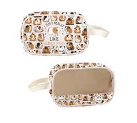 Guinea Pig Makeup Bag Gift for Guinea Pig Lover Toiletry Bag with Handle Clear Waterproof Toiletry Bag for Women (2598 Guinea Pig Clear Bag)