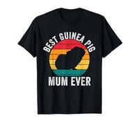 Guinea Pig Mum Mummy Vintage Funny Guinea Pig Lover Owner T-Shirt