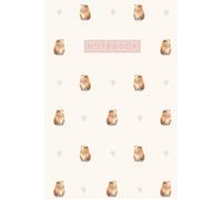 Guinea Pig Notebook: Cute Aesthetic Lined Journal for Guinea Pig Pet Lovers | Pink Cover