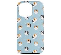 Guinea Pig Pattern Funny Cute Animal Blue Case for iPhone 13 Pro
