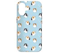 Guinea Pig Pattern Funny Cute Animal Blue Case for iPhone 17