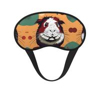 Guinea Pig Pattern Print Blackout Sleep Mask - Side Sleeper Eye Cover, Soft Comfort, Perfect for Travel, Meditation