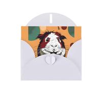 Guinea Pig pattern print Holiday greeting cards - thank-you cards, invitation cards, double-sided flashing effects