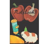 Guinea pig pepper party!: Guinea pig 120 page notebook. matte finish