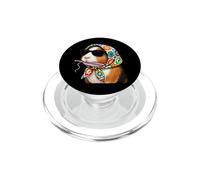 Guinea Pig Pet Granny Square Crochet Yarn Crocheting Lover PopSockets PopGrip for MagSafe