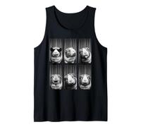 Guinea Pig Photobooth Rodent Funny Animal Portrait Tank Top