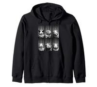 Guinea Pig Photobooth Rodent Funny Animal Portrait Zip Hoodie