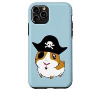 Guinea Pig Pirate Cavy Eyepatch Kawaii Cartoon Jolly Roger Case for iPhone 11 Pro