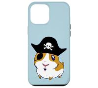 Guinea Pig Pirate Cavy Eyepatch Kawaii Cartoon Jolly Roger Case for iPhone 12 Pro Max