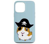 Guinea Pig Pirate Cavy Eyepatch Kawaii Cartoon Jolly Roger Case for iPhone 13 Pro Max