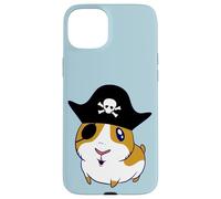 Guinea Pig Pirate Cavy Eyepatch Kawaii Cartoon Jolly Roger Case for iPhone 15 Plus