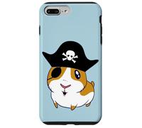 Guinea Pig Pirate Cavy Eyepatch Kawaii Cartoon Jolly Roger Case for iPhone 7 Plus/8 Plus