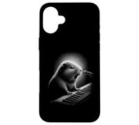Guinea Pig Playing Keyboard Piano Player Pet Lover Case for iPhone 16 Plus