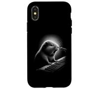 Guinea Pig Playing Keyboard Piano Player Pet Lover Case for iPhone X/XS