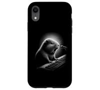Guinea Pig Playing Keyboard Piano Player Pet Lover Case for iPhone XR