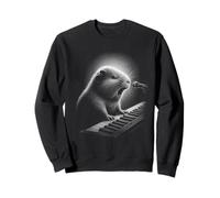 Guinea Pig Playing Keyboard Piano Player Pet Lover Sweatshirt