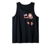 Guinea Pig Pocket Patriotic American Flag 4th of July USA Tank Top