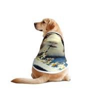 Guinea Pig Print Dog Vest, Soft Breathable Pet Shirt Clothes Sleeveless Fashion Apparel For Medium Large Breeds