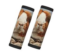 Guinea Pig Print Easy Identification and Comfortable Grip Luggage Handle Wrap Grips 2 Packs Travel