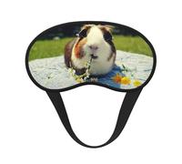 Guinea Pig Print Sleep Mask, Eye Sleeping Mask for Women and Men for Total Darkness, Reduces Puffy Eye Mask