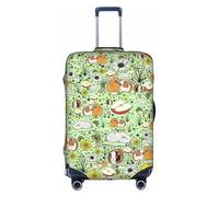 Guinea Pig Print Travel Luggage Cover,Personalized Foldable Suitcase Cover,Perfect for All Traveler