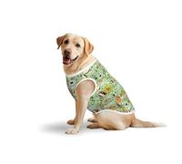 Guinea Pig Printed Dog Shirt Vest, Stretchy Pet T-Shirts Soft Cotton Sleeveless Vests Breathable Clothes For Large Dogs (3xl-5xl)