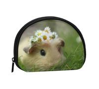 Guinea Pig Printed Portable Full-Width Printed Coin Purse is Convenient for Daily Use
