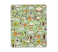 Guinea Pig Square Mouse Pad, Cloth With Rubberized Base, Standard Gaming Mousepad, Non-Slip Rubber Base