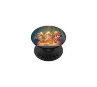 Guinea Pig String Quartet Classical Music Animal Orchestra PopSockets Adhesive PopGrip