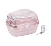 Guinea-Pig Travel Cage Hamster-Carriers with Water Bottle Small Animal Ventilable Carry Box Pet Outgoing Carry-Case Cage Pet Box Carrier