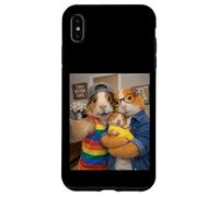 Guinea Pig Two Moms Life Selfie Mother's Day Queer Mom Pride Case for iPhone XS Max