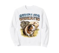 Guinea Pig Vintage 70s 90s Retro Guinea Pig Animal Lover Sweatshirt