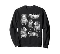 Guinea Pig Vintage Sketch Art Wildlife Animal Retro Nature Sweatshirt