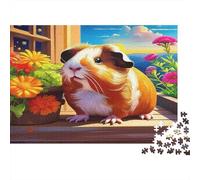 Guinea Pig1000 Piece Jigsaw Puzzles for Adults And Kids Educational Games CuteFun And Challenging for Home Decoration Great Gift Idea38x26cm/1000pcs