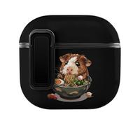 Guinea piggys Ramen Japanese Noodles Cute Case PC Earbud Cases Protective Cover Compatible for AirPods 4