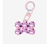 Guinea Pigs and Cupcakes Printing 1 Pc Dog Bone Shape Id Tags Double Sided with Key Ring Craft for Pets